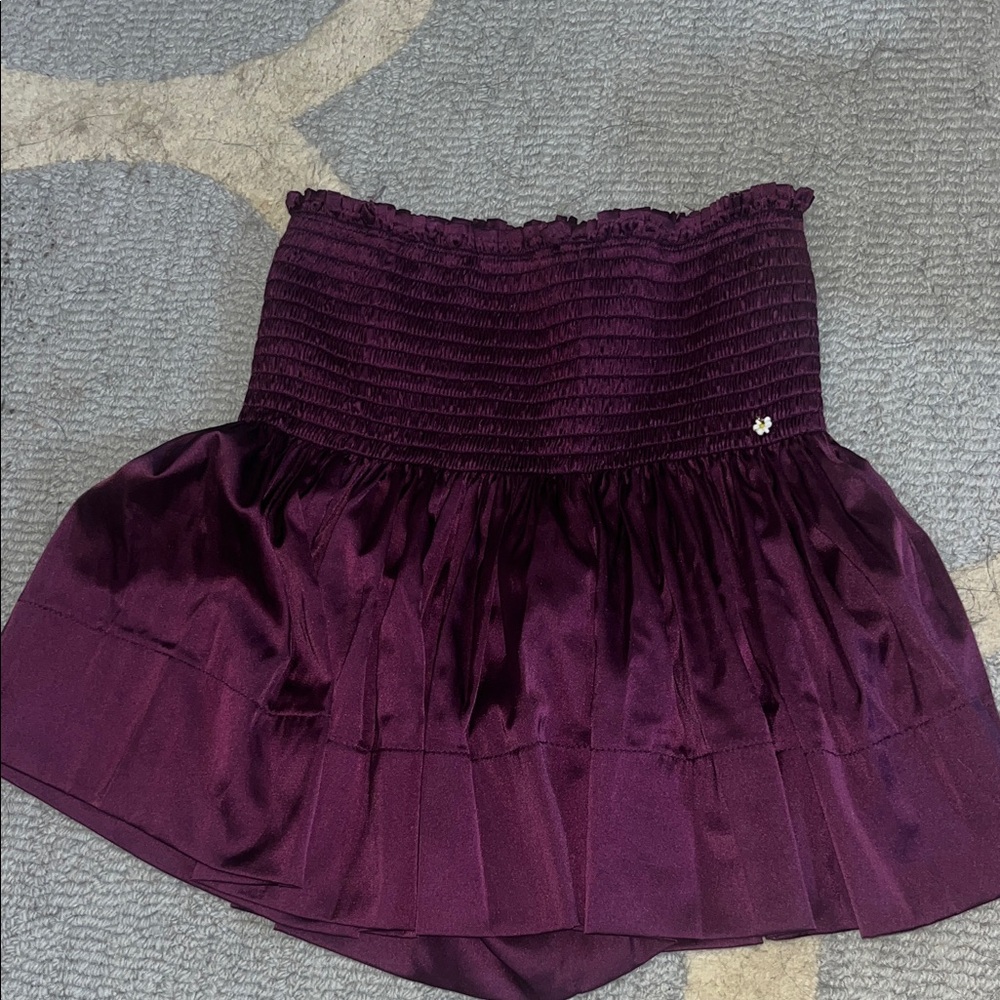 NATURAL LIFE Rich Purple Mini Skirt